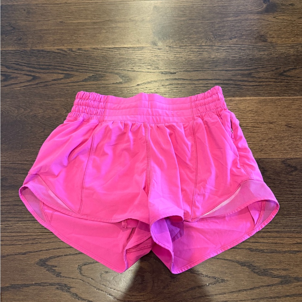 Lululemon Women's Pink Athletic Shorts 4inch